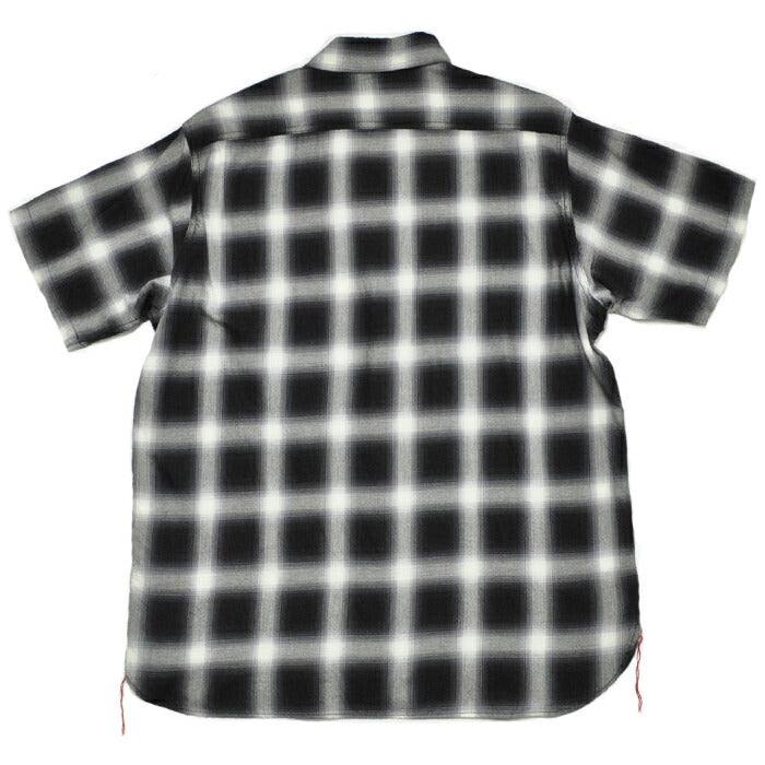 シュガーケーン SUGAR CANE シャツ SC39519 OMBRE CHECK S/S WORK SHIRT ワークシャツ