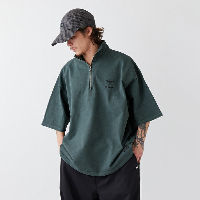 FAT エフエーティー Tシャツ ハーフジップカットソー ACIDHALF F32511-CT34