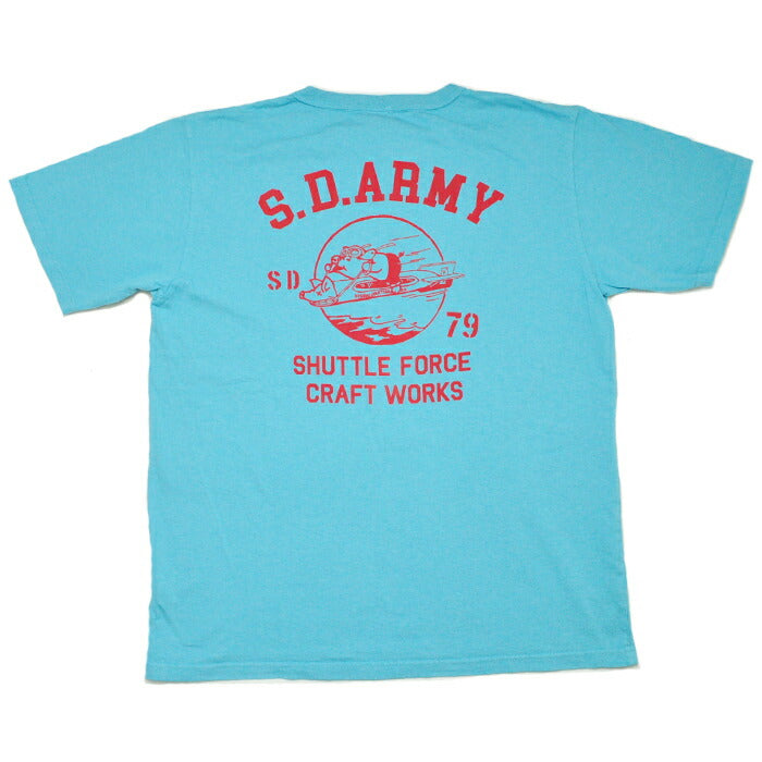 ダルチザン STUDIO D'ARTISAN Tシャツ USプリントTシャツ 8182B