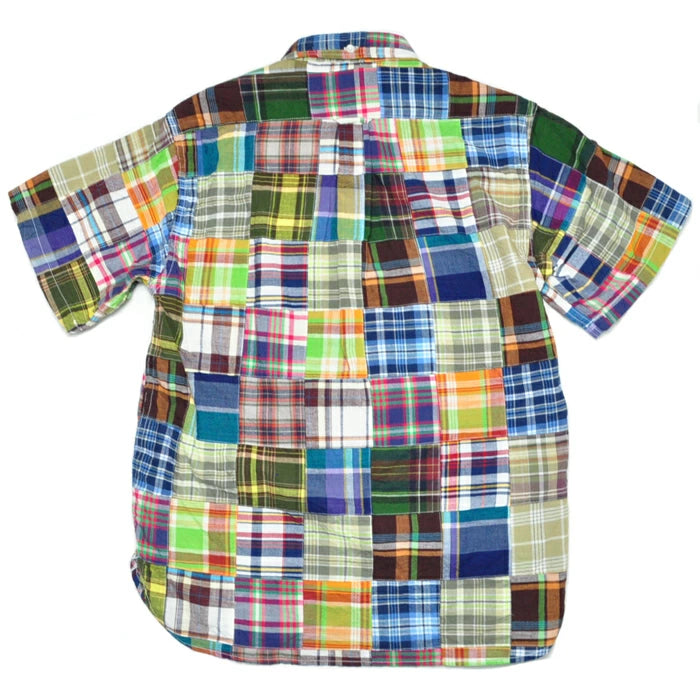 シュガーケーン SUGAR CANE シャツ SC39515 MADRAS CHECK PATCHWORK BUTTON DOWN SHIRT