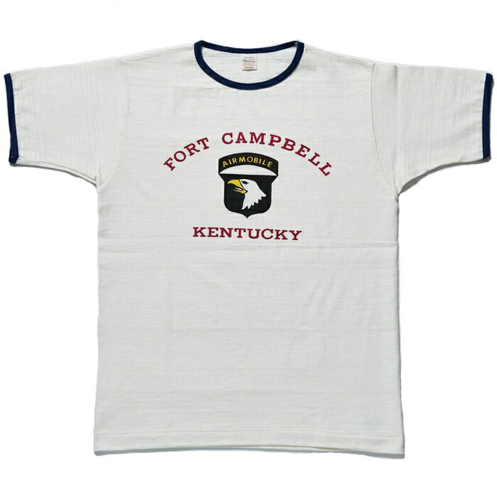 WAREHOUSE ウエアハウス Tシャツ Lot 4059 リンガーT FORT CAMPBELL メンズ