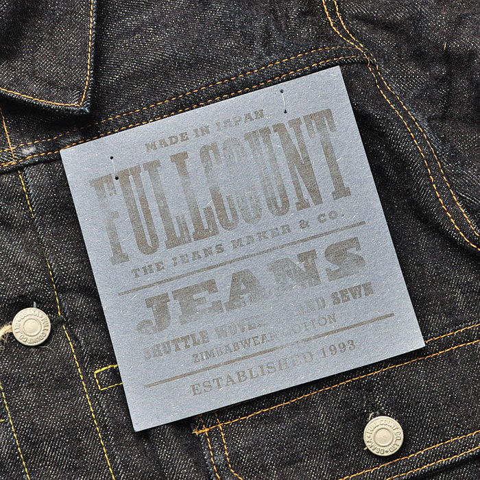 FULLCOUNT フルカウント デニムジャケット Type 1 Denim Jacket Heavy Oz 2107XX 2107XXW