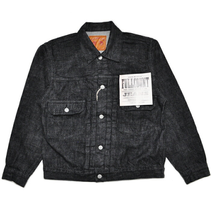 FULLCOUNT フルカウント デニムジャケット 2102BK Type2 Black Denim Jacket