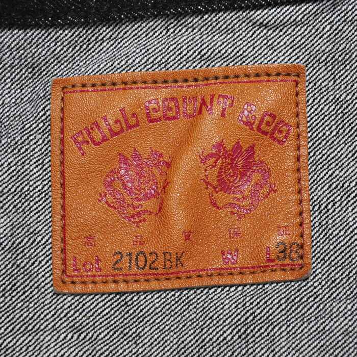 FULLCOUNT フルカウント デニムジャケット 2102BK Type2 Black Denim Jacket