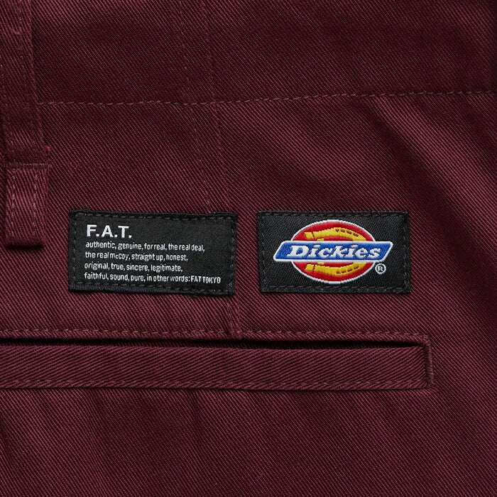 FAT エフエーティー パンツ Dickies ディッキーズ コラボ BIGGIES F32520-PN10