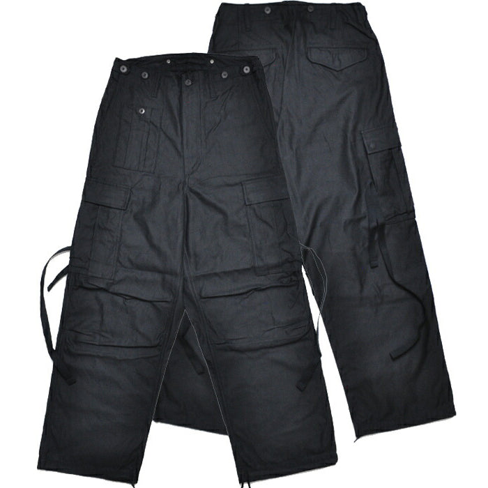 NIGEL CABOURN ナイジェルケーボン パンツ アーミーカーゴパンツ - ブラック ARMY CARGO PANT - BLACK 80510050112