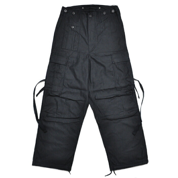 NIGEL CABOURN ナイジェルケーボン パンツ アーミーカーゴパンツ - ブラック ARMY CARGO PANT - BLACK 80510050112