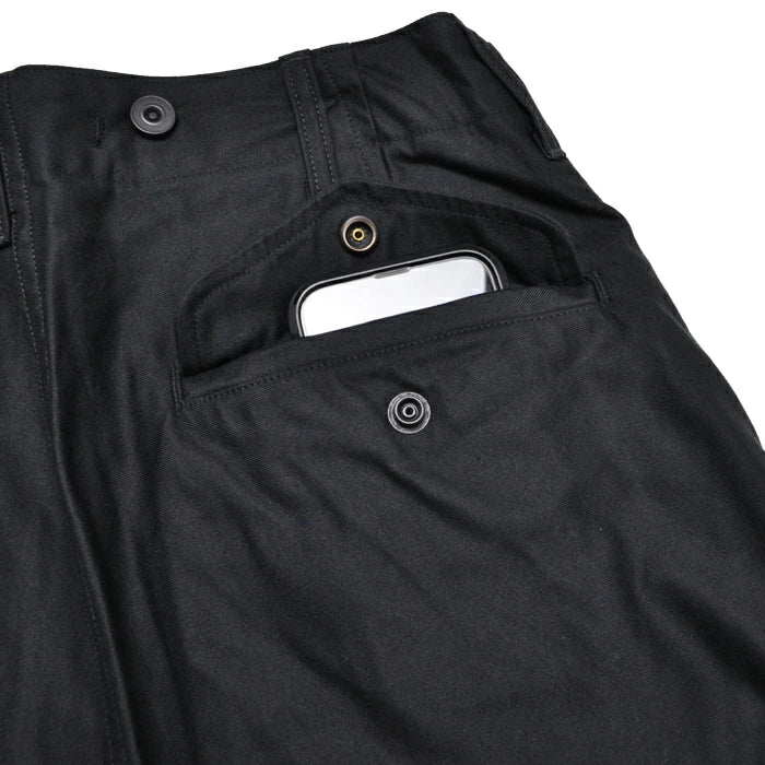 NIGEL CABOURN ナイジェルケーボン パンツ アーミーカーゴパンツ - ブラック ARMY CARGO PANT - BLACK 80510050112