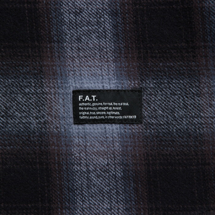 FAT エフエーティー シャツ MAC SHADE F32520-SH11 コラボ ネルシャツ