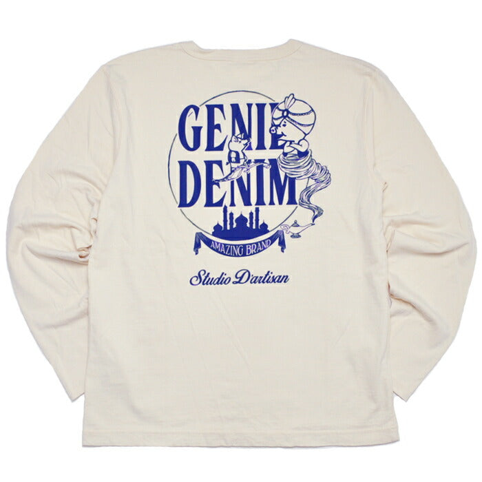 ダルチザン STUDIO D'ARTISAN Tシャツ プリント長袖Tシャツ 8195A