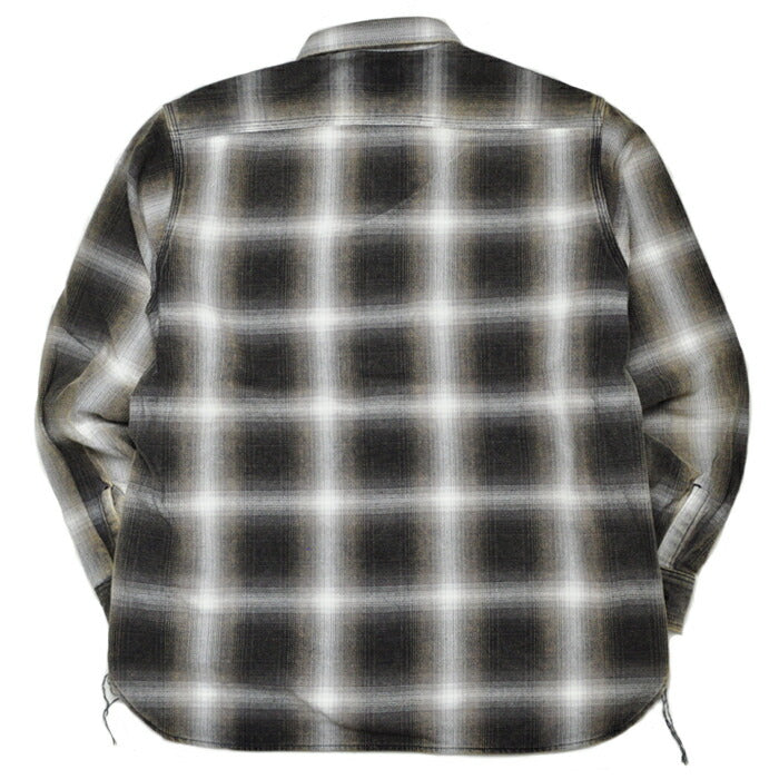 HOUSTON ヒューストン シャツ 41252VW VINTAGE OMBRE CHECK VIYELLA SHIRT ビンテージオンブレーチェックビエラシャツ