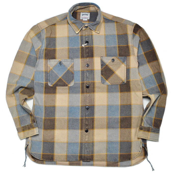 HOUSTON ヒューストン シャツ 41253VW VINTAGE CHECK VIYELLA SHIRT ビンテージチェックビエラシャツ