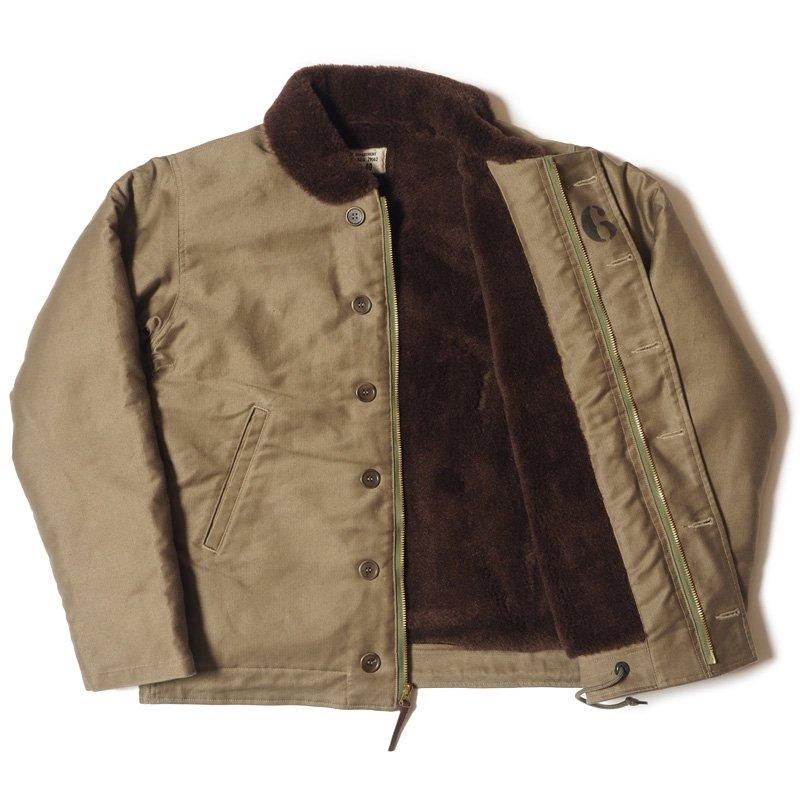 WAREHOUSE ウエアハウス N-1 デッキジャケット Lot 2227 FINAL FORM OF WW2 1945 N-1 WINTER JACKET KHAKI (NXSX 79062) PATTERN A