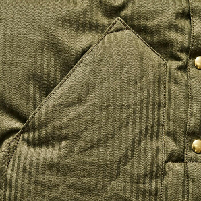 WAREHOUSE ウエアハウス ダウンベスト Lot 2236 ROCKY MOUNTAIN × WAREHOUSE HBT DOWN VEST ロッキーマウンテン