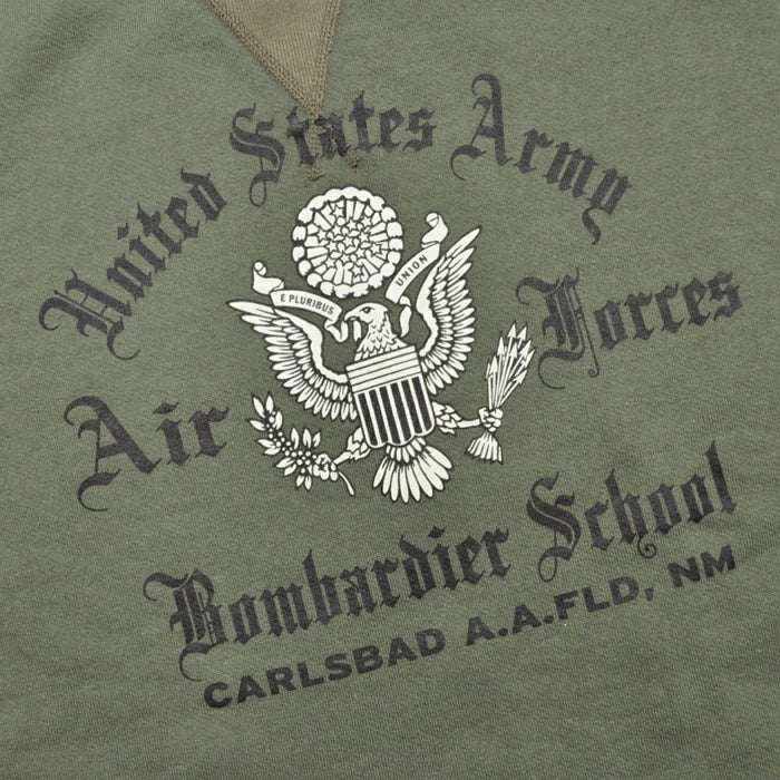 BUZZ RICKSON'S バズリクソンズ スウェット BR69692 SET-IN CREW NECK SWEAT SHIRT U.S.ARMY AIR FORCES BOMB SCHOOL トレーナー