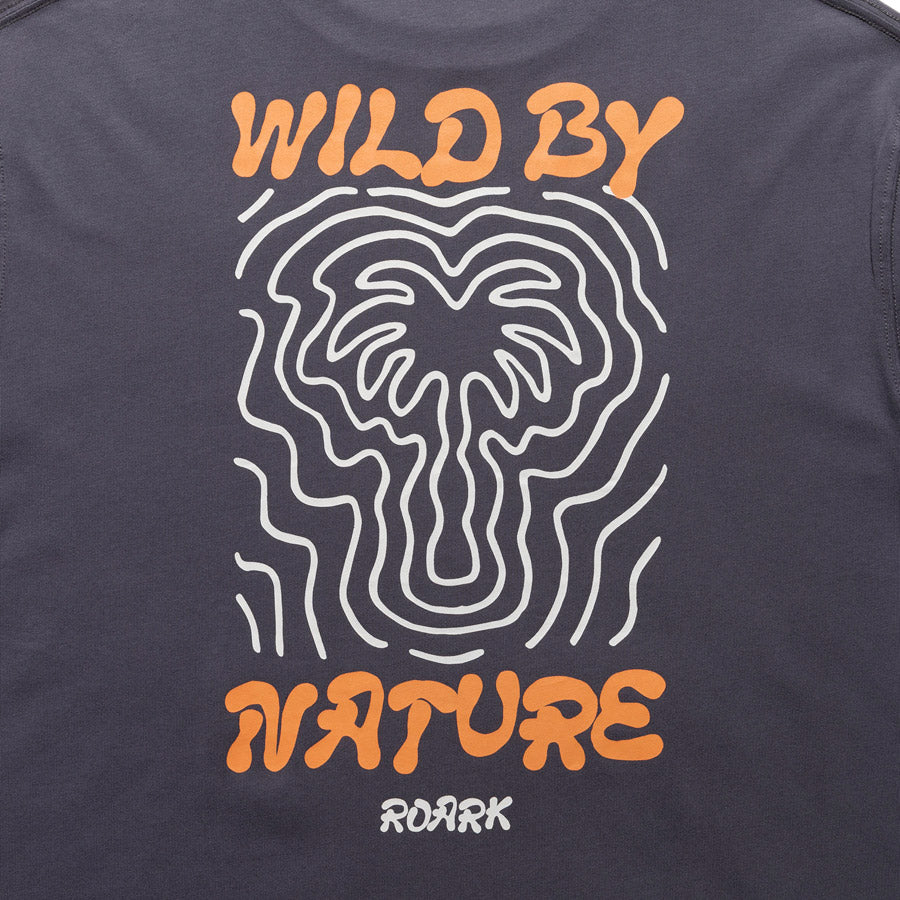 ROARK ロアーク Tシャツ "WILD BY NATURE" L/S TEE RLTJ1201 ロンT
