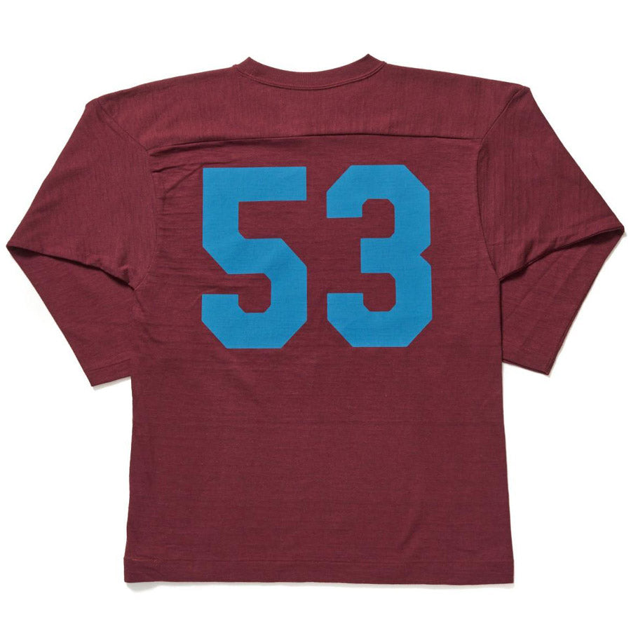 WAREHOUSE ウエアハウス Tシャツ Lot 4063 7分袖フットボールT BLUE DEVILS