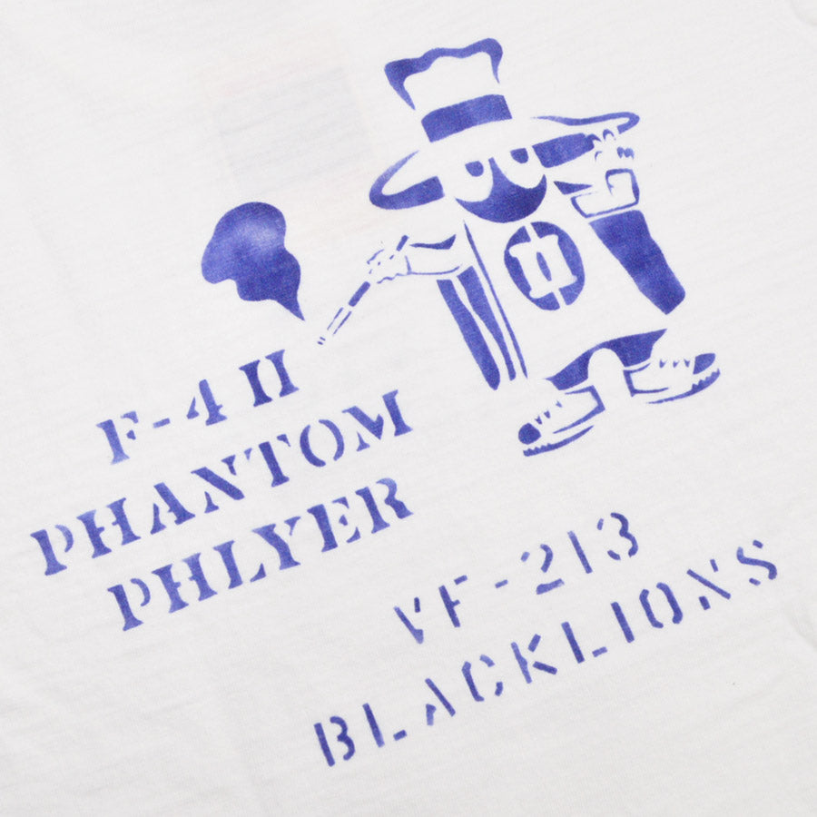 BUZZ RICKSON'S バズリクソンズ Tシャツ BR79730 SLUB YARN T-SHIRT PHANTOM PHLYER