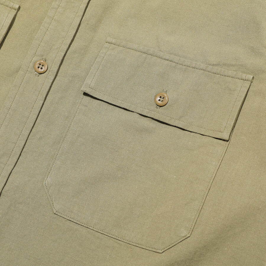 JELADO ジェラード S/S Officer Shirt CT21114A オフィサーシャツ メンズ オリーブ