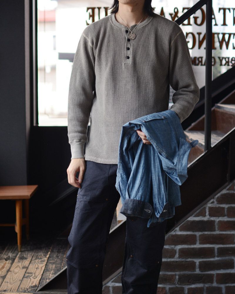 DALEE'S ダリーズ サーマル Tシャツ 2230HT 30s WAFFLE KNIT-WEAR 長袖 トップス メンズ アメカジ デラックスウエア