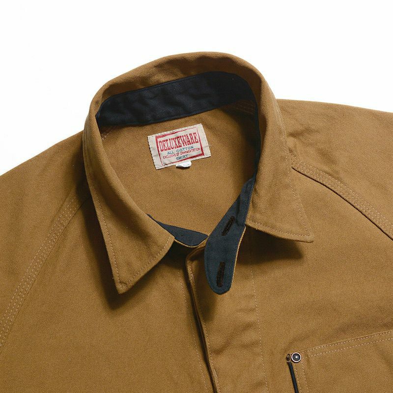 デラックスウエア DELUXEWARE 7641A 40s DUCKSBUCK シャツ ダックキャンバス メンズ