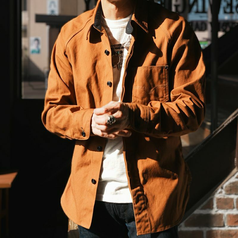 デラックスウエア DELUXEWARE 7641A 40s DUCKSBUCK シャツ ダックキャンバス メンズ