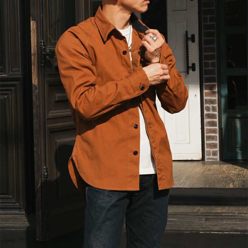 デラックスウエア DELUXEWARE 7641A 40s DUCKSBUCK シャツ ダックキャンバス メンズ