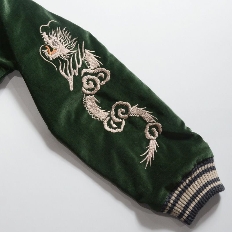 DELUXEWARE デラックスウエア スカジャン DSJ-001 50s SOUVENIA JACKET メンズ ジャケット 別珍