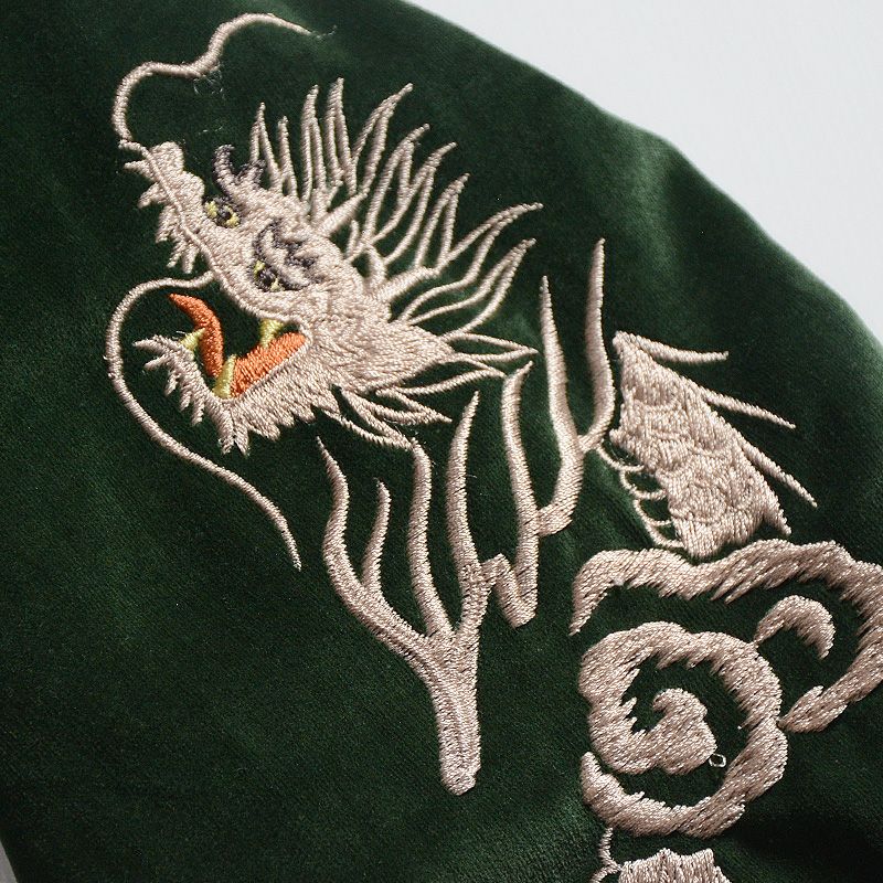 DELUXEWARE デラックスウエア スカジャン DSJ-001 50s SOUVENIA JACKET メンズ ジャケット 別珍