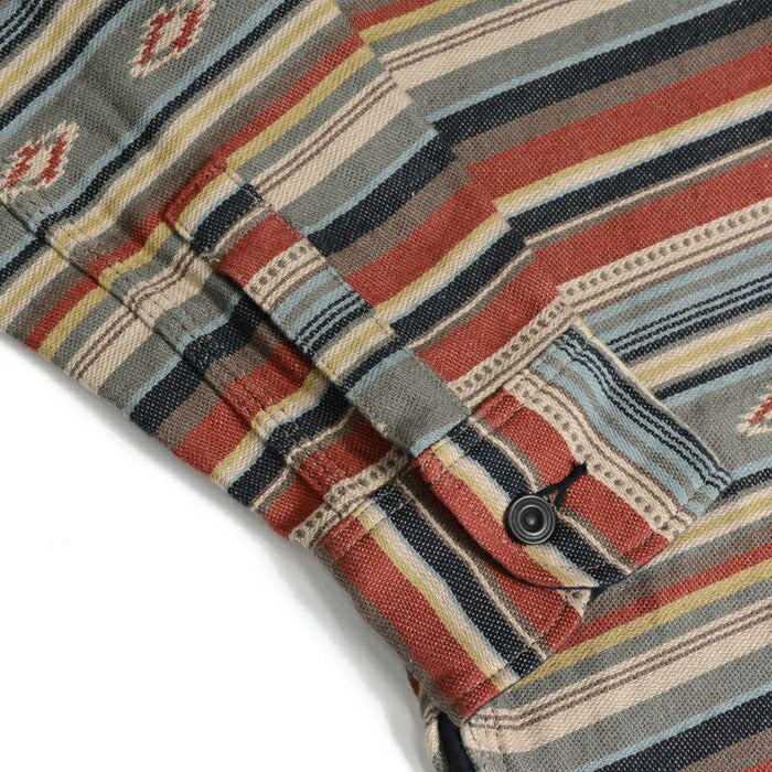 デラックスウエア DELUXEWARE ネルシャツ 7649C 40S NATIVE BORDER