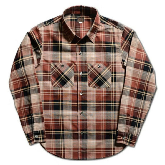 デラックスウエア DELUXEWARE シャツ LV-33 VINTAGE RED CHECK