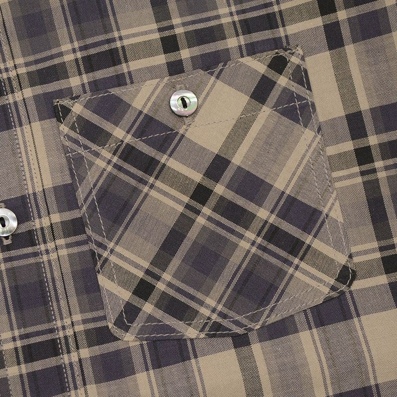 デラックスウエア DELUXEWARE LV-34 CLASSIC CHECK チェックシャツ メンズ 長袖