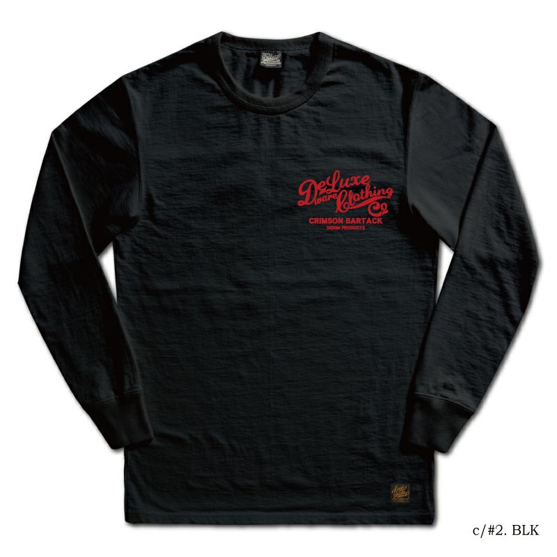 DELUXEWARE デラックスウエア ロンT Tシャツ BRGX-264 CRIMSON BARTACK 長袖