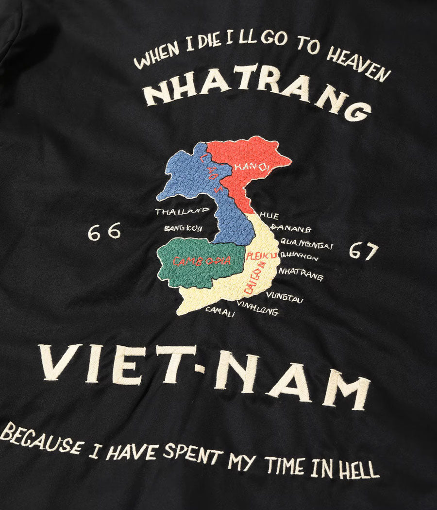 テーラー東洋 ベトジャン ジャケット TT15977 Mid 1960s Style Cotton Vietnam Jacket “VIETNAM MAP”