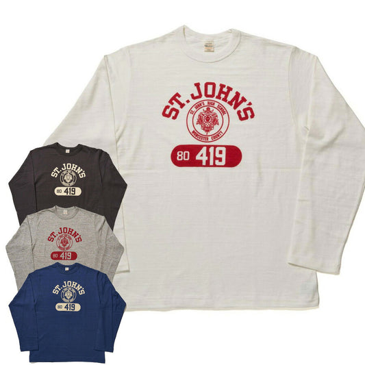 ウエアハウス WAREHOUSE Tシャツ Lot 5906 長袖クルーネックT ST.JOHN'S ロンT メンズ アメカジ