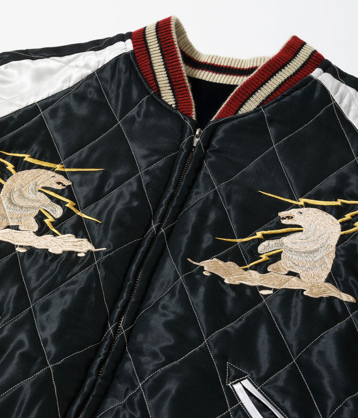 テーラー東洋 スカジャン TT15544-128 Late 1950s Style Velveteen Souvenir Jacket “MOUNTAIN GOAT” × “ALASKAN FLAG” メンズ アメカジ