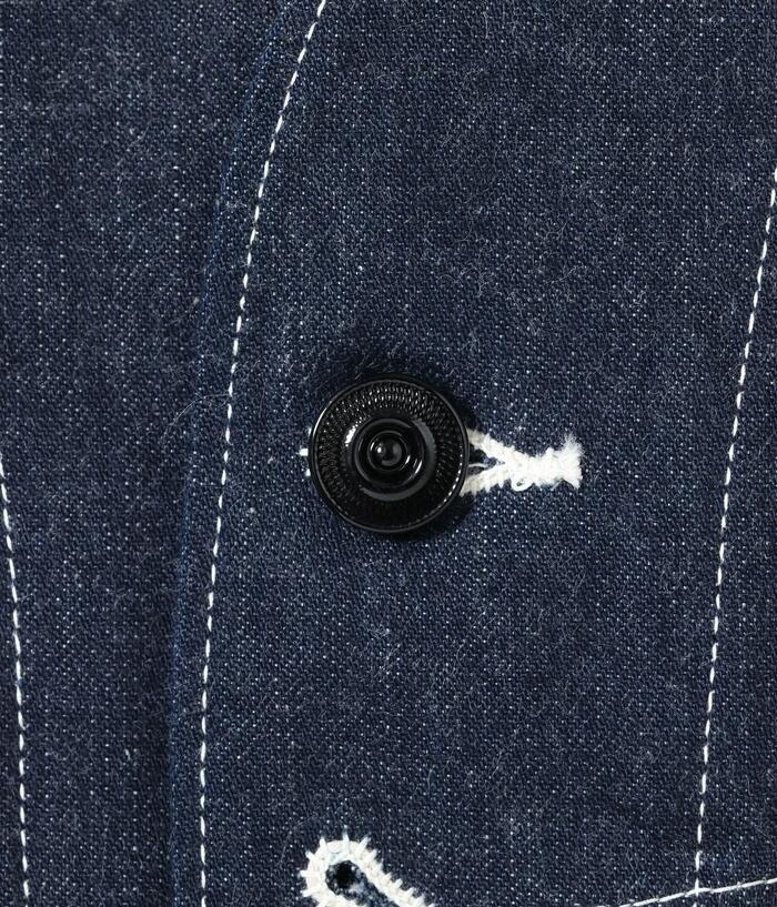 SUGAR CANE シュガーケーン Lot No SC15702 11oz. BLUE DENIM WORK VEST デニムワークベスト メンズ