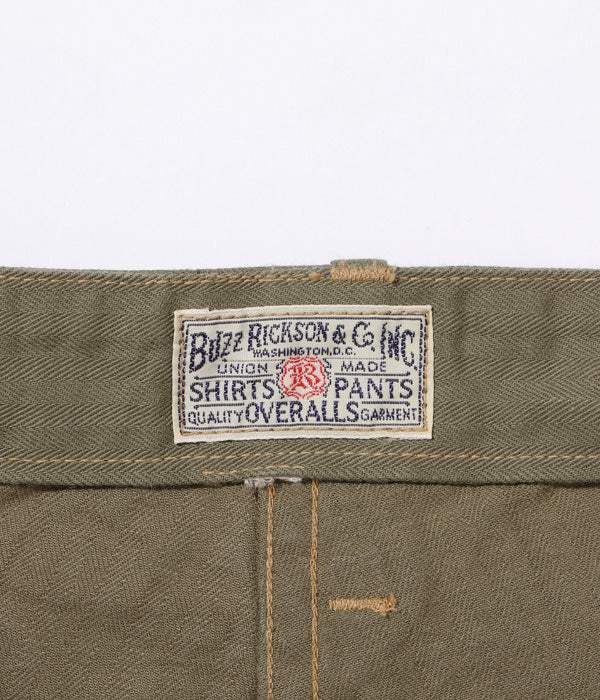 BUZZ RICKSON'S バズリクソンズ パンツ BR42340 U.S. MARINE CORPS HERRINGBONE PANTS