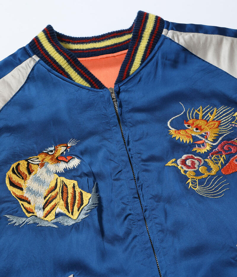テーラー東洋 スカジャン TT15911-159 Late 1940s Style Acetate Souvenir Jacket KOSHO & CO Special Edition EAGLE & DRAGON × JAPAN MAP 港商 TAILOR TOYO