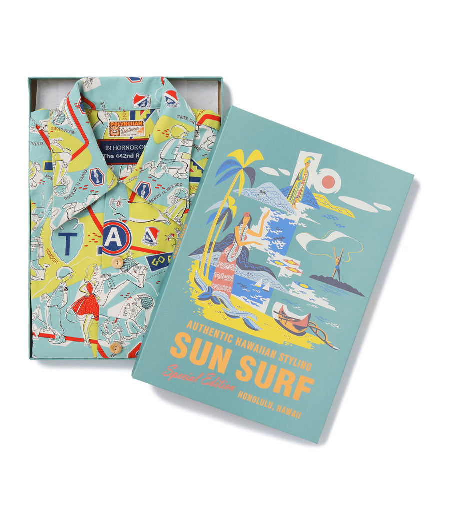 SUN SURF サンサーフ アロハシャツ SS39676 SUN SURF SPECIAL EDITION “442nd”
