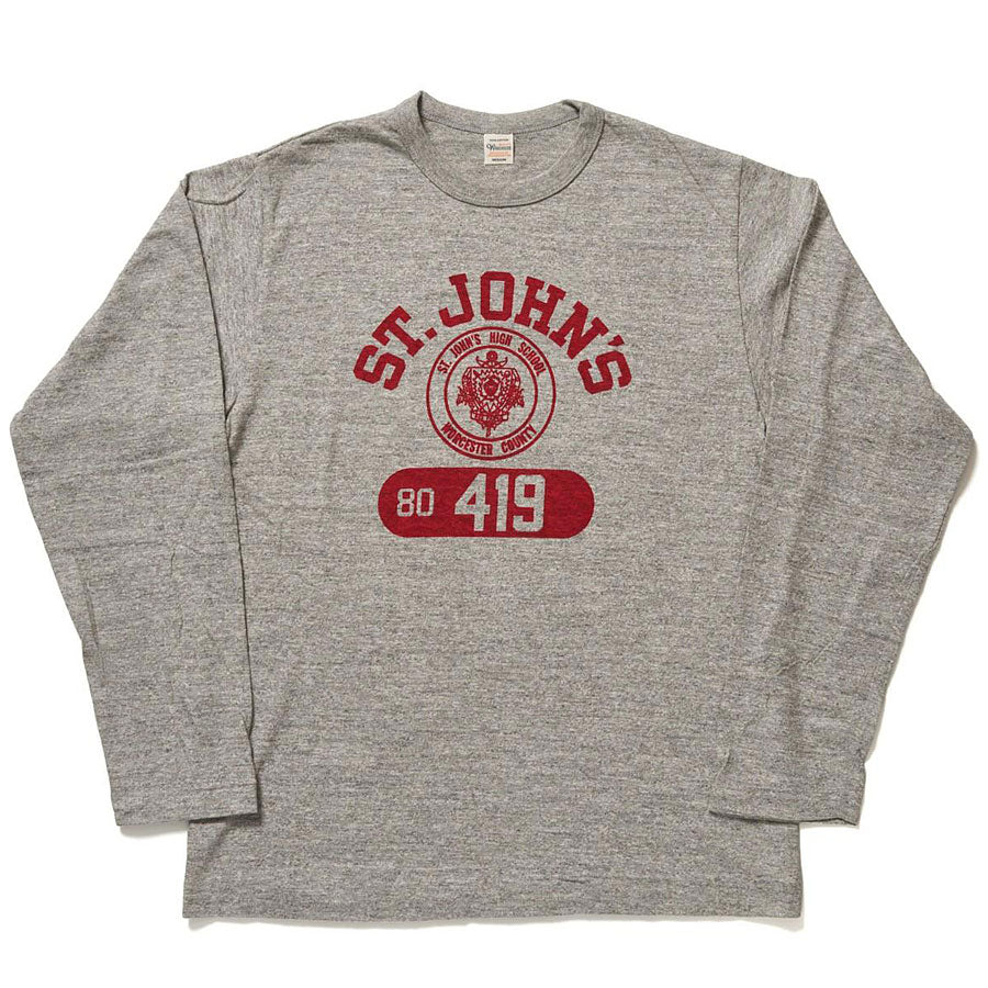ウエアハウス WAREHOUSE Tシャツ Lot 5906 長袖クルーネックT ST.JOHN'S ロンT メンズ アメカジ