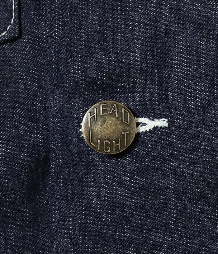 HEADLIGHT ヘッドライト HD15844 9.5oz. SPECIAL WEAVE DENIM DOUBLE BREASTED COAT デニム ダブルブレストコート メンズ