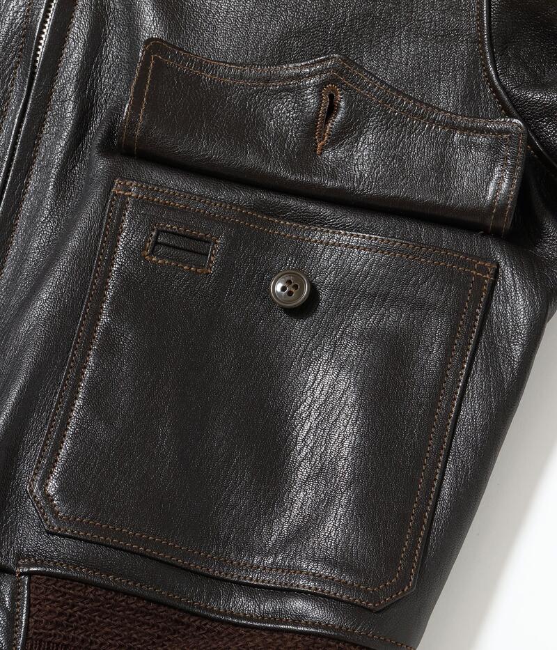 バズリクソンズ BUZZ RICKSON'S G-1 フライトジャケット BR80685 Type G-1 Mil-J-7823 B.RICKSON MFG CO SUKA PRINT LINING