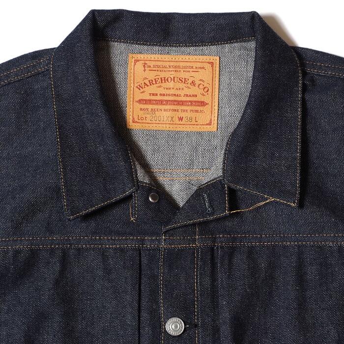 WAREHOUSE ウエアハウス デニムジャケット Lot 2001XX(2000XX)【1947MODEL】 メンズ DEAD STOCK BLUE デッドストックブルー