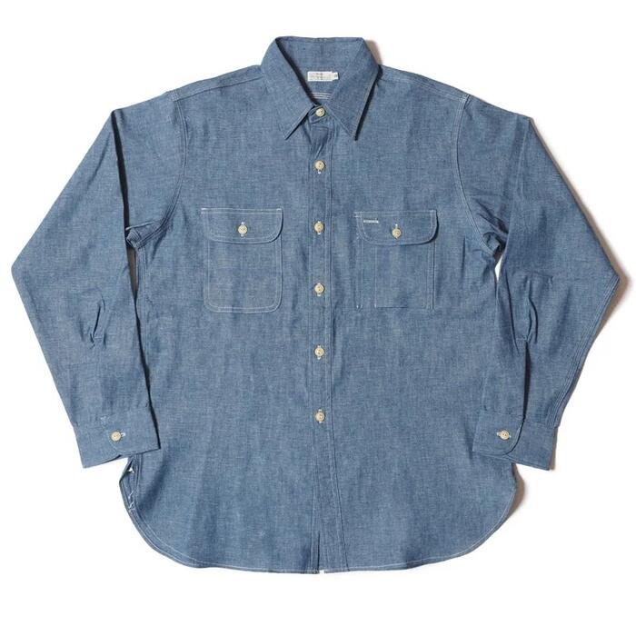 ウエアハウス WAREHOUSE シャンブレーシャツ Lot 3048 BIG YANK TYPE CHAMBRAY SHIRTS