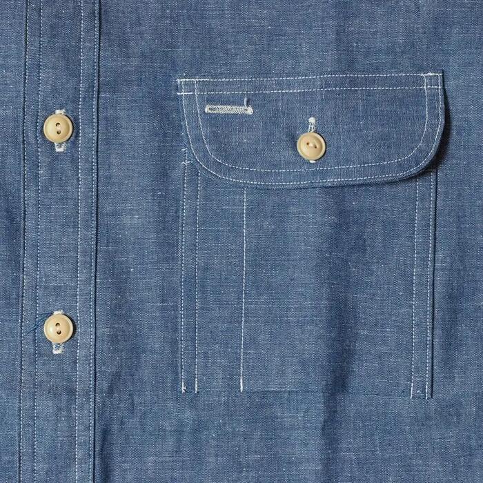 ウエアハウス WAREHOUSE シャンブレーシャツ Lot 3048 BIG YANK TYPE CHAMBRAY SHIRTS