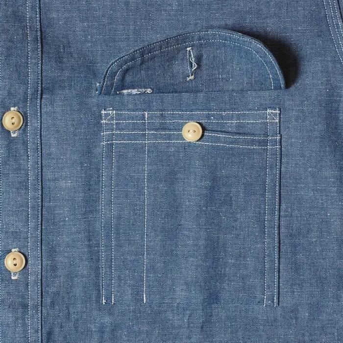 ウエアハウス WAREHOUSE シャンブレーシャツ Lot 3048 BIG YANK TYPE CHAMBRAY SHIRTS