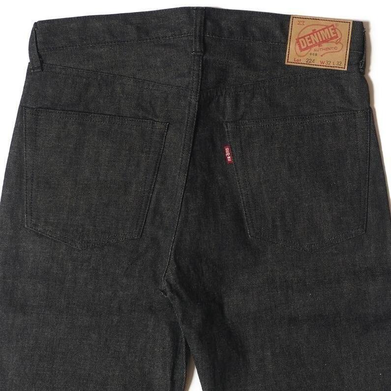 Denime ドゥニーム Lot 224-66B (66MODEL) BLACK DENIM ブラックデニム 66モデル ジーンズ メンズ