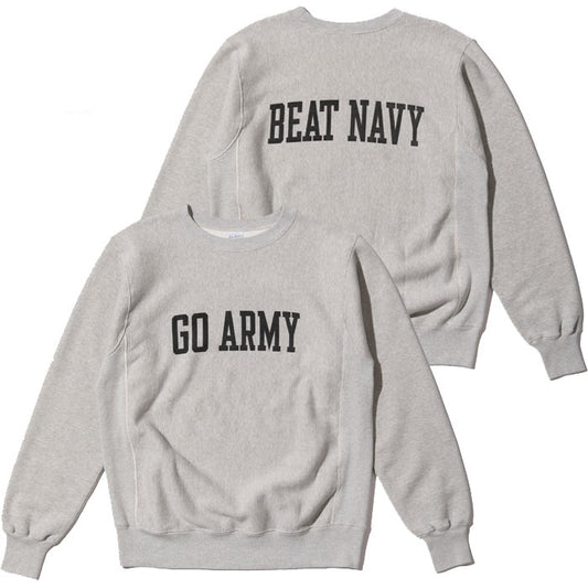 BUZZ RICKSON'S バズリクソンズ スウェット HORIZONTAL KNITTING SWEAT SHIRTS “GO ARMY BEAT NAVY” BR69070