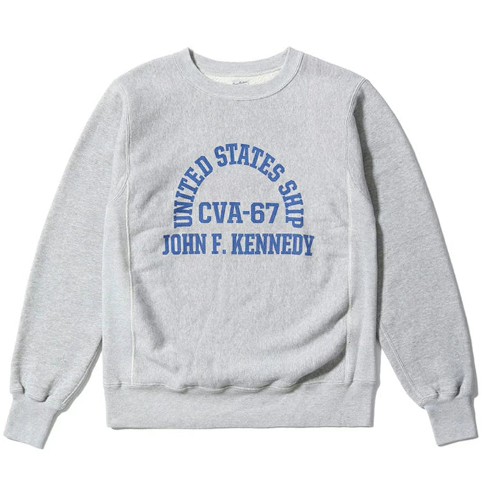BUZZ RICKSON'S バズリクソンズ スウェット BR69645 HORIZONTAL KNITTING SWEAT SHIRT “CVA-67 J.F. KENNEDY” トレーナー